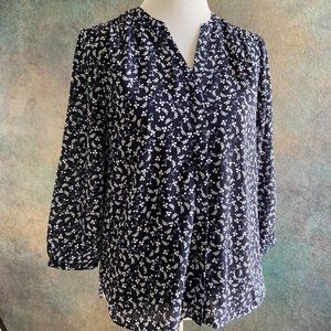 NYDJ "Pintuck Blouse" XS